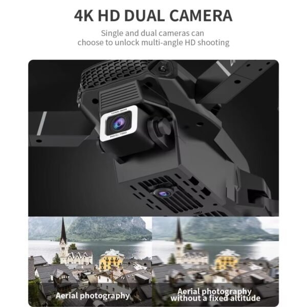 Foldable-Toy-Drone-with-HQ-WiFi-Camera-Remote-Control-for-Kids-Quadcopter-with-Gesture-Selfie-Flips-Bounce - Image 4