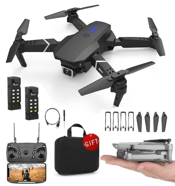 Foldable-Toy-Drone-with-HQ-WiFi-Camera-Remote-Control-for-Kids-Quadcopter-with-Gesture-Selfie-Flips-Bounce