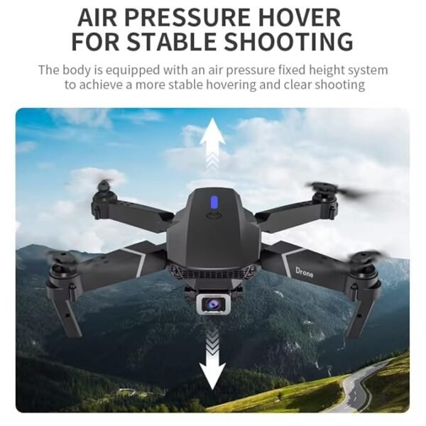 Foldable-Toy-Drone-with-HQ-WiFi-Camera-Remote-Control-for-Kids-Quadcopter-with-Gesture-Selfie-Flips-Bounce - Image 2